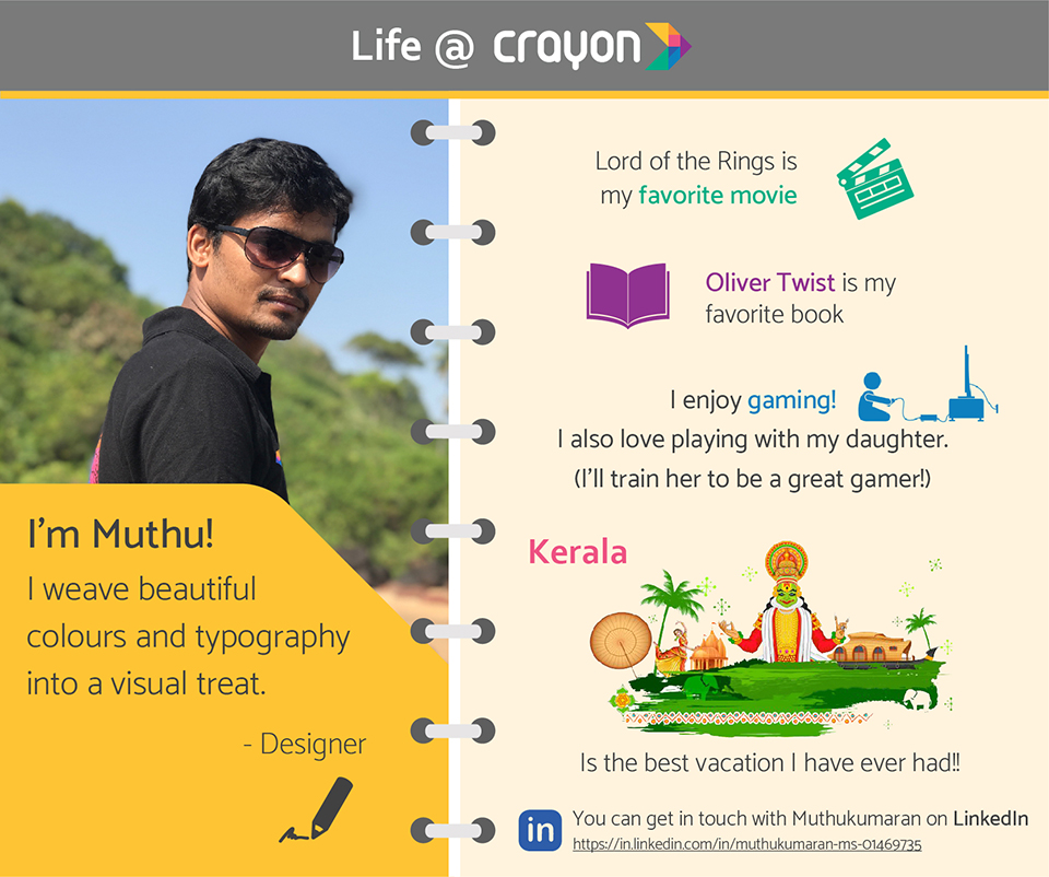 Life at Crayon Muthukumaran Blog