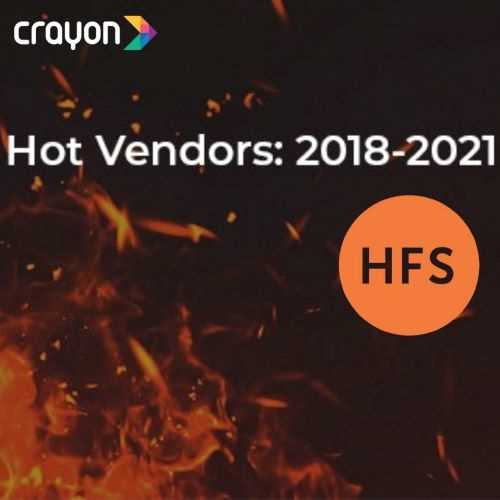 Crayon Data in the HFS Hot Vendors Compendium 2018-2021