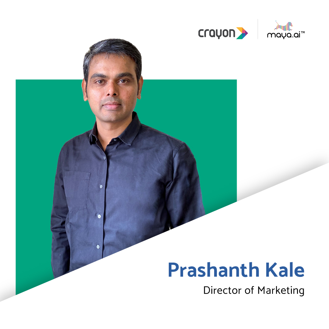 Prashanth Kale joins Crayon Data as Director of Marketing